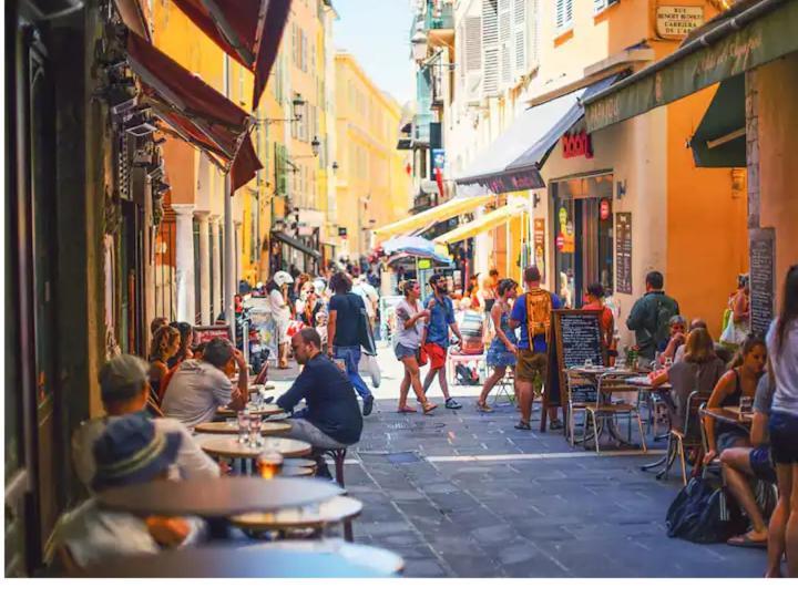 Old Town- 4 Pers, Vieux Nice, Ac, Wifi Eksteriør billede